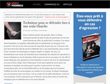 Tablet Screenshot of defensepersonnelle.com